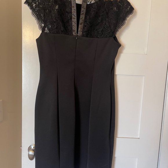 Short black lace dress, sz 12/14 Vince Camuto - Picture 12 of 12